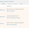 commento di spam